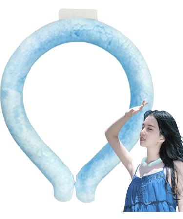 Cooling Device for Neck | Reusable Cooling Collar Wraps for Hot | Cooling Tube for Students Teachers Workers Anti-Heat Wraps for Travel Home School Concerts Haoying Sea Salt Blue Below 28 Degrees - Buy Online on GoSupps.com