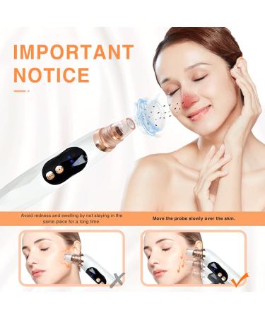 Malkert Blackhead Remover Electric Vacuum with 5 Probes, 3 Suction Models, Hot Compress, USB Rechargeable - For All Skin Types - Includes Comedone Extractor Tool & Mask Brush - Buy Online on GoSupps.com