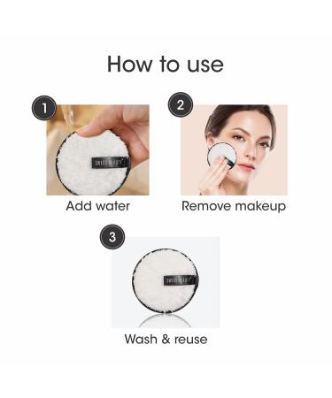 Soft & Gentle Cleansing Reusable Makeup Remover Pad | Effortlessly Remove Stubborn Face & Eye Makeup | 8gm | Eco-Friendly | Pack of 1 - Buy Online on GoSupps.com