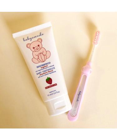  BABY COCCOLE Babycoccole FRAGOLOSO Toothpaste Kit 3 Pieces for Children 0-6 years with natural strawberry flavour. Strengthens teeth prevents cavities. Good contribution of fluorine calcium and vitamins - 3x75ml - Buy Online on GoSupps.com