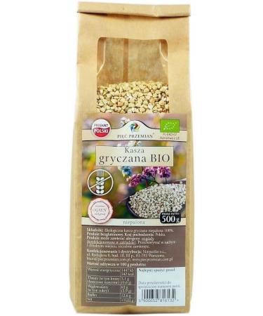 PI PRZEMIAN Five different unroasted buckwheat groats BIO 500 g glutenfree - Buy Online on GoSupps.com