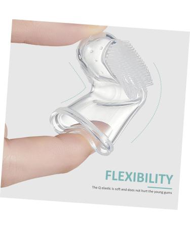 Minkissy 3-Piece Silicone Finger Toothbrush Set for Infants | Gentle Oral Care for Babies - Buy Online on GoSupps.com