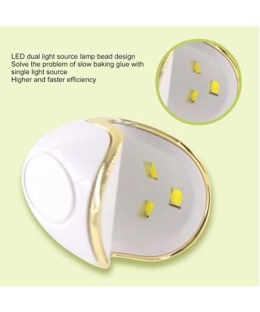 Mini-UV Dinosaur Egg Nail Lamp | Quick-Dry LED Gel Light for Manicure & Pedicure - Perfect for Nail Glue Gel Polish & Poly Extension - Buy Online on GoSupps.com