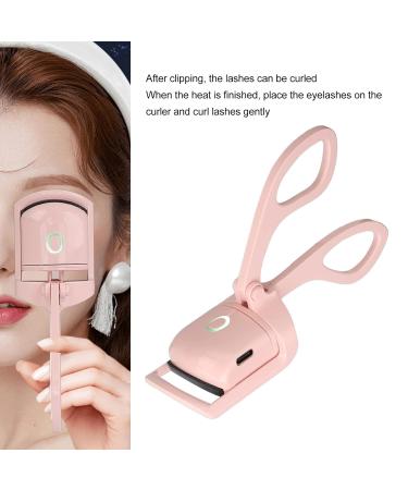 Buy Rechargeable Heated Eyelash Curler | Electric Heated Eyelash Curlers with 2 Temperature Modes | Long-lasting Eyelash Tool for Perfect Curls - Buy Online on GoSupps.com