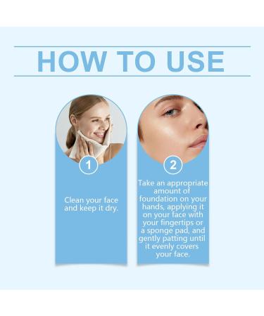 Cr me CC pour femmes g es fond de teint hydratant et nourrissant anti-cernes longue tenue cr me teint e couvrante pour un look naturel claircissante pour tous types de peau (dark*1) - Buy Online on GoSupps.com