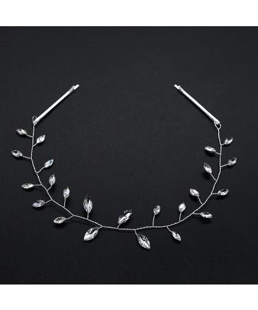Prosy Bridal Wedding Hair Vines - Silver Crystal Headbands & Rhinestone Headpieces for Women & Girls - International Shipping Available - Buy Online on GoSupps.com
