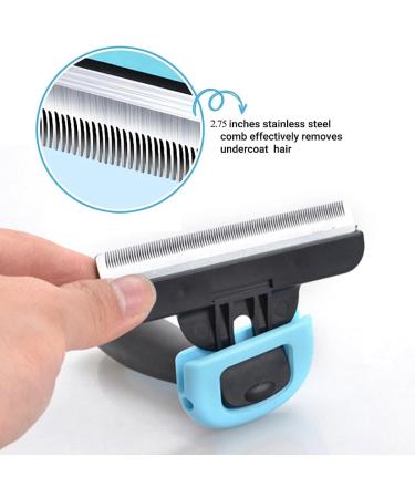 HZPolang Deshedding Tool for Dogs - Pet Hair Remover Grooming Brush for Small, Medium & Large Breeds - Cats, Horses - Short or Long Hair Deshedder - Buy Online on GoSupps.com