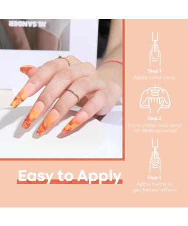 Modelones 20 Colors Gel Nail Polish Kit - Fall Winter Soak Off Set with Glitter Glossy & Matte Top Coats for DIY Manicure at Home A-1 Cozy Campfire - Buy Online on GoSupps.com