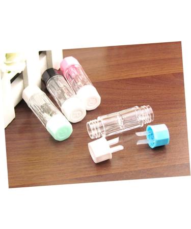 Homsfou 4-Piece Travel Case for Contact Lenses | RGP Lens Containers & Suction Tool | Portable Eye Contact Lens Holder - Buy Online on GoSupps.com