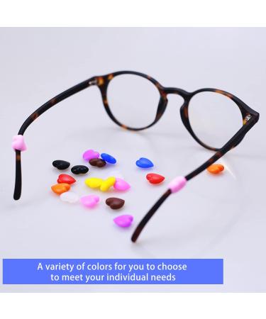 KECHIO Heart-Shaped Silicone Eyeglass Ear Grips - Anti-Slip Retainers for Glasses - Black/White - Buy Online on GoSupps.com