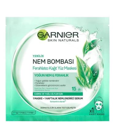 Garnier RENO S.NAT MASK MOIST+ SA32G EE GREEN TE