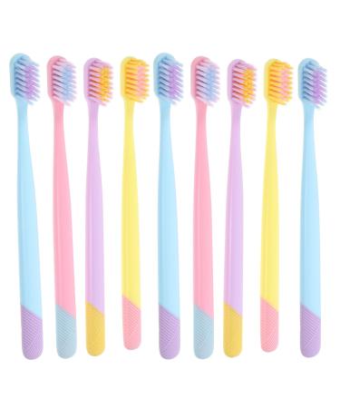 Fomiyes 10th soft toothbrush disposable toothbrush toothbrush with wraps toothbrushes brushing your teeth.
