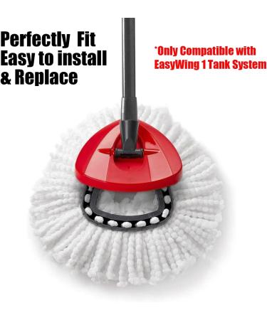 2 Pack Ocedar EasyWring Compatible Spin Mop Replacement Heads - Microfiber Refills for Easy Cleaning - 2 Count - Buy Online on GoSupps.com