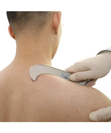 JustSun Gua Sha Scraper | Stainless Steel IASTM Tool for SPA & Acupuncture Therapy | Muscle Pain Relief Massage Tool - Buy Online on GoSupps.com