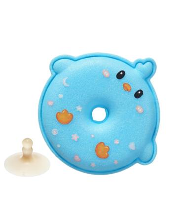 Shower Sponge for Body Scrubber Sponge Bath Ball for Kids - Body Scrub Shower Ball for Hotel Bathroom Home Dormitory and Travel Blue
