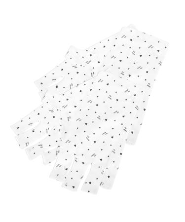 Beaupretty Fingerless Anti UV Glove Lamp Pairs nail gloves UV gloves for gel manicures UV lamp glove for gel nails gel manicure UV gloves nail art gel nail violet light anti-black Gloves - Buy Online on GoSupps.com