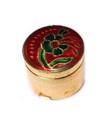 Natural Jasmine Fragrance Solid Perfume Mini Brass Jar 4gm (0.14 Ounce) Hand Made - Buy Online on GoSupps.com