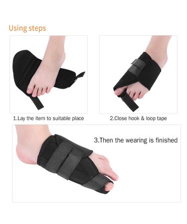 Hallux Valgus Orthosis - Breathable Bunion Splint & Big Toe Straightener for Men & Women Adjustable Foot Care - 1 Pair - Buy Online on GoSupps.com