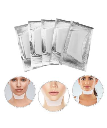 BATHVEVE 5pcs Hydrating Neck Mask for Gel Treatment for Dry Skin Wrinkle Reduction Daily Neck Care Comfortable Fit and Youthful Appearance - Buy Online on GoSupps.com