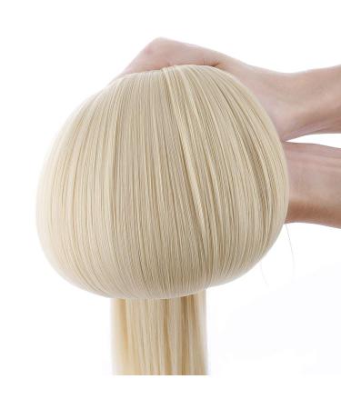 Silk-Co Hair Extensions with Rubber Band | Smooth Invisible Cord 50cm Synthetic Hair that Feels Real | Seamless Hair Sealing Extensions for Women - Buy Online on GoSupps.com