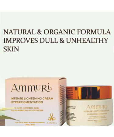 Intense Lightening Cream Skin Moisturising & Brightening Formula Freckle Remover Cream - Best Dark Spot Removal Face Bikini and Sensitive Parts of Body - 50 Ml - Buy Online on GoSupps.com