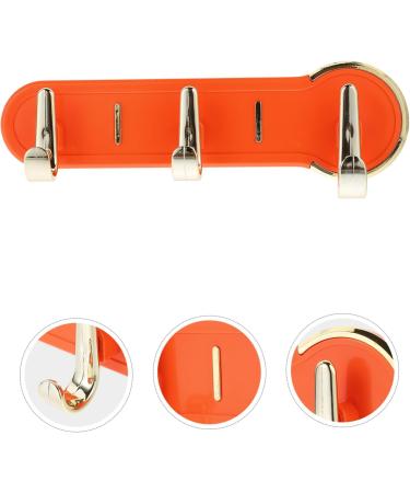 Alipis Coat Drying Hangers Keychain Pegs Plastic Belt Wardrobe Wall for Silk Bath Purse Rack Back Rail 19X3CM Orange - Buy Online on GoSupps.com