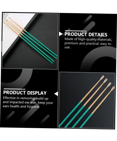 Hohopeti 10Pcs Ear Wax Removal Tools with Anti-Skid Handles Earwax Cleaning Sticks for Safe Ear Canal Massage and Itch Relief Household Earpicks for Daily and Travel Use Green - Buy Online on GoSupps.com