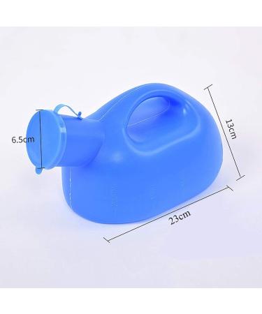 Male Urinal Pee Bottles 2000mL Portable Spill Proof Men's Potty Pee Bottle for Home Camping Car Travel Happy - Buy Online on GoSupps.com