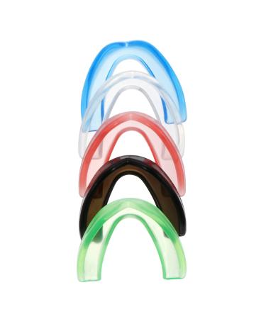 Healifty 5 Pcs Dental Trays Tooth Braces Professional Tooth Holders Teeth Supports 6.8X5.5X1.8CM Assorted Color1