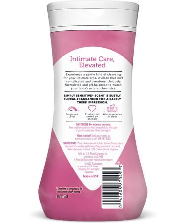 Summer's Eve Simply Sensitive Feminine Wash - 9 fl oz - pH Balanced & Odor-Removing - Buy Online on GoSupps.com