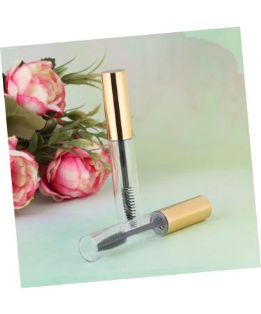 Didiseaon 10pcs Refillable Bottles DIY Mascara Empty Mascara Tube with Eyelash Wand Cosmetic Growth Fluid 1 g (Pack of 1) Golden - Buy Online on GoSupps.com