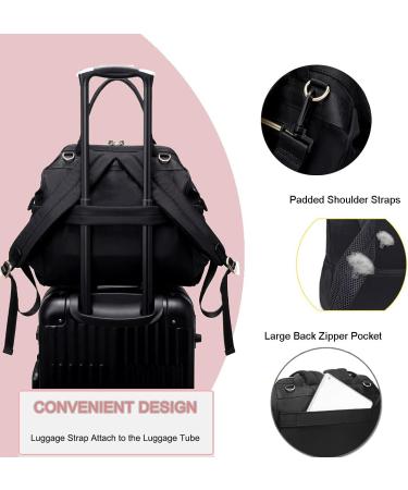 Buy Paoixeel Large Capacity Diaper Bag - Water-Repellent Nylon 3-Way Frame Anti-Theft Design - Black-Silver | International Shipping Available - Buy Online on GoSupps.com