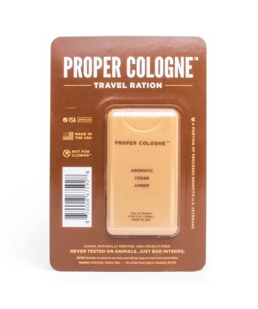 Duke Cannon Supply Co. Proper Cologne 0.34 Fl Oz - Sawtooth/Eau de Parfum for Men Travel Ration - Buy Online on GoSupps.com