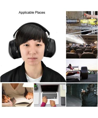 Soundproof Ear Protection Officer - SNR 35 for 110 dB Environments | Compact Black Design - Buy Online on GoSupps.com