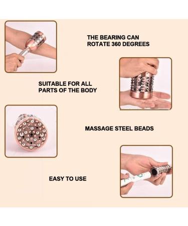 Moxa Roller - Hand-Held Copper Moxa Stick Roll for Moxibustion Massage | High Thermal Conductivity & Filter Network - Buy Online on GoSupps.com