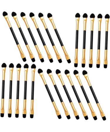 FOMIYES 100 Pcs Double Ended Eyeshadow Brush Eye Shadow Makeup Brush Small Eyeshadow Brush Eyeshadow Makeup Brush Precision Eyeshadow Brush Eye Makeup Brush Eyeshadow Brush for Women 12.50X0.50X0.50CMx5pcs Goldenx5pcs - Buy Online on GoSupps.com