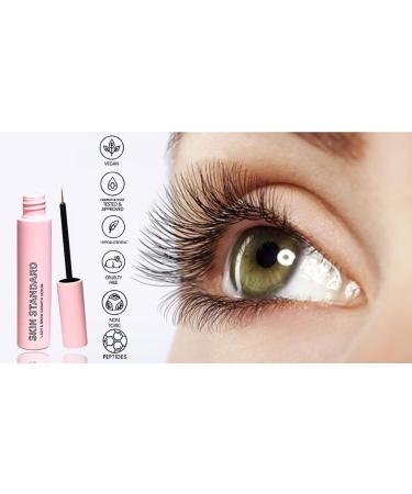 Skin Standard Lash & Brow Growth Serum - Longer, Thicker, Fuller Eyelashes - Guaranteed Results in 3-4 Weeks - 7mL - Buy Online on GoSupps.com