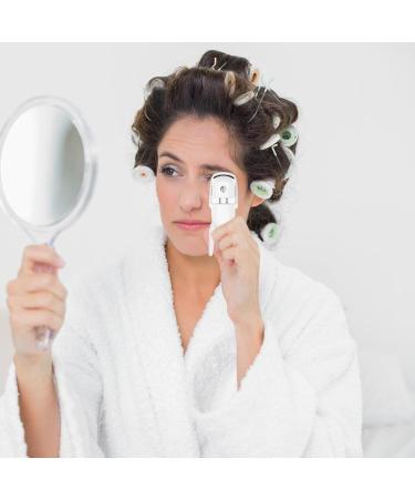 Electric Eyelash Curler - 230mah Battery Portable Small Eyelash Curler | Ergonomic Eye Lash Curling Tool Handheld Eyelash Heated Tool for Eyelashes Makeup White - Buy Online on GoSupps.com