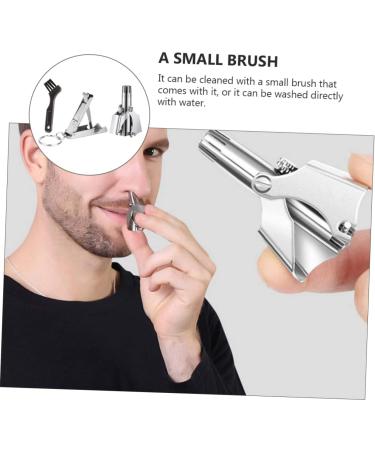 Ipetboom 1 Set Nose Hair Scissors & Lady Shaver | Painless Ear Nose Razors & Electric Nail Clipper - Stainless Steel Portable Trimmer - Buy Online on GoSupps.com