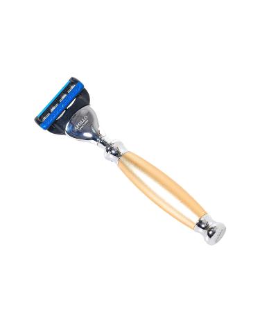 APOLLO Monarch 4-Piece Razor Set | 5-Blade Safety Razor & Grooming Gift for Men | Premium Alloy Handle | Best Father's Day Gift from Taiwan - Buy Online on GoSupps.com