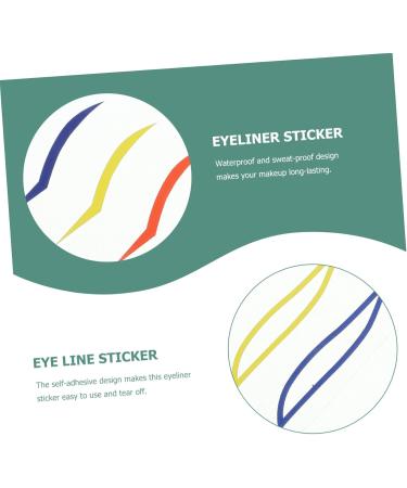  Beatifufu 4 Sets Colour Eyeliner Stickers Creative Eyeliner Sticker Eyeliner Strip Sticker Female Eyeliner Sticker Eyeliner Sticker Eyeliner Sticker Chic Beatifufu - Buy Online on GoSupps.com