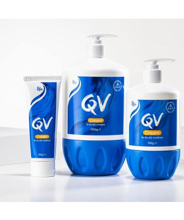 QV Gentle Wash 500g Soap-Free Moisturising Low Irritant PH Balanced Body Wash for Eczema and Dry Skin Conditions & Cream with Glycerin - 500g Pump 24 Hour Moisturisation 500 ml (Pack of 1) Pump Bottle + Cream with Glycerin 500g Pump - Buy Online on GoSupps.com