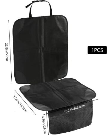 HISUFU Car Seat Protector - Waterproof Universal Cover with Non-Slip Design and Mesh Pockets for Kids. Black-1pcs - Buy Online on GoSupps.com