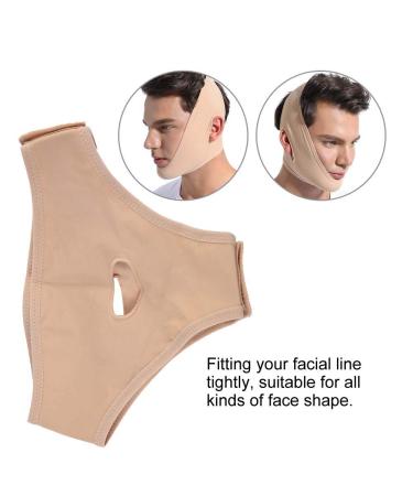 V Line Face Lift Mask - Reusable Double Chin Lifting Belt for V Shaped Face - Anti Aging Skin Firming Bandage (Size L) - Buy Online on GoSupps.com