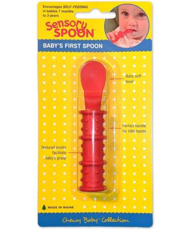 Sensory Spoon for Self-Feeding Babies (7+ Months) | Chewy Tubes - Buy Online on GoSupps.com