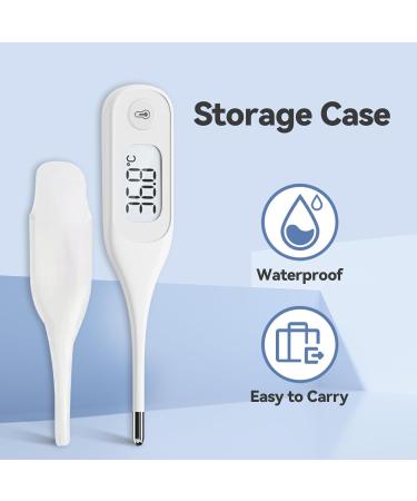 Berrcom Digital Thermometer - Oral Thermometer for Adults, Kids, and Babies with Fever Alarm - Precise Temperature Measurement - Buy Online on GoSupps.com