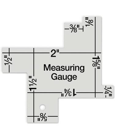 Dritz 3100 14 in 1 Measuring Gauge - Silver | Essential Sewing Tool - Buy Online on GoSupps.com