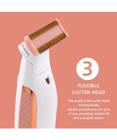 Electric Bikini Trimmer & Body Hair Removal Kit for Women - Rechargeable Wet/Dry Trimmer for Pubic Underarm and Leg Hair - Buy Online on GoSupps.com