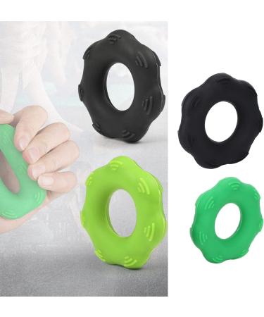 Finger Exercise Ring Wear Resistant 2pcs 50lb Ergonomic Hand Grip Trainer for Rehabilitation for Home Office - Buy Online on GoSupps.com