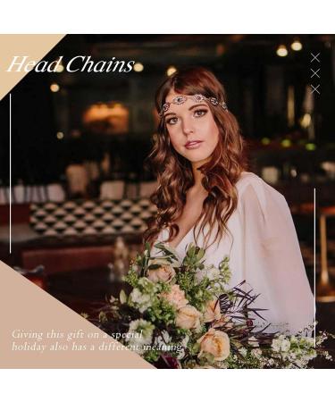 Evazen Rhinestone Headchain - Sparkling Bridal Headband for Women and Girls - Buy Online on GoSupps.com